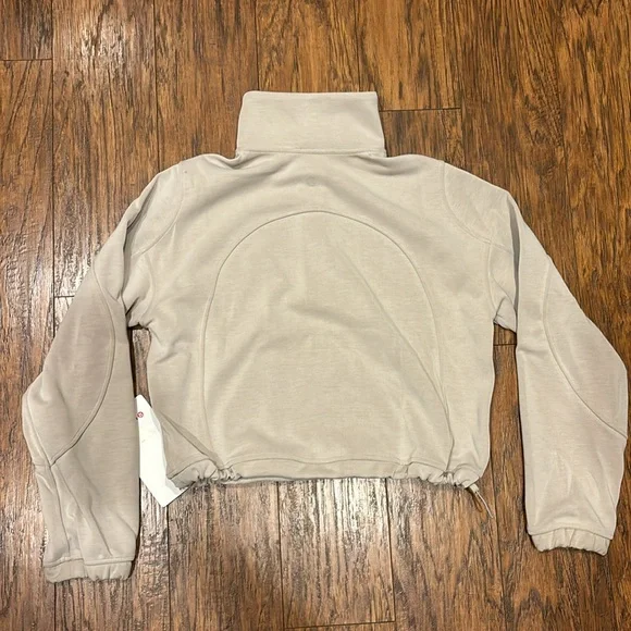 NWT Lululemon Brushed Softstreme Half Zip Size 2 - Picture 4 of 7